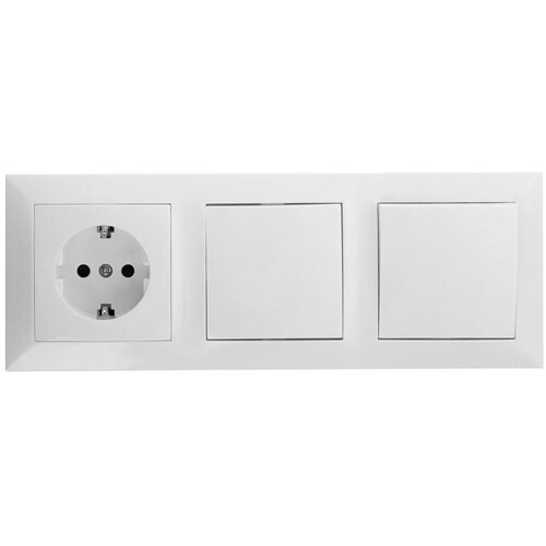 Aigostar KOMPLET 2x kućni prekidač sa utičnicom 1x16A/250V SCHUKO Cene