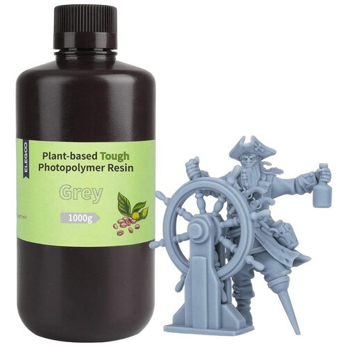 Elegoo plant-based resin 1000g - grey Cene