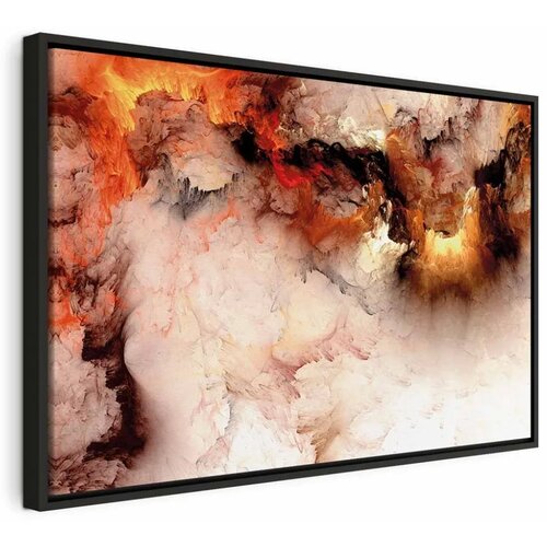  Slika - Volcanic Abstraction (1 Part) Wide 60x40 U crnom drvenom okviru Cijene