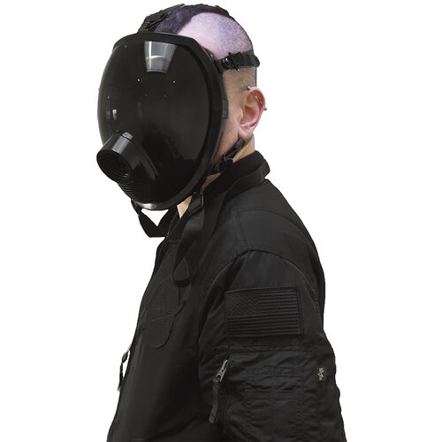 GasMaster Black MSX Smoke Full Visor Gas Mask Cene