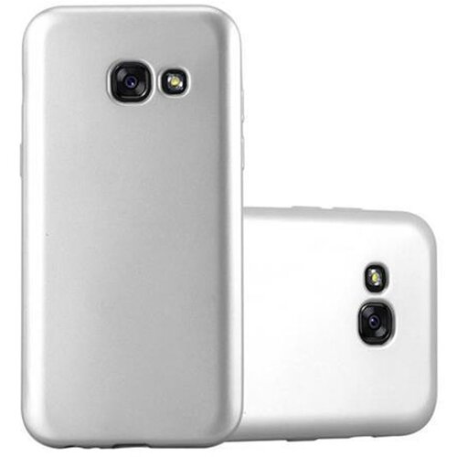 Cadorabo Case, združljiv s Samsungom v kovinskem srebru - za&amp;scaron;čitni pokrov, narejen iz fleksibilnega silikona TPU, (20588476) Slike