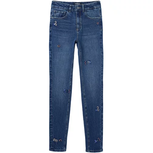 Desigual Jeans skinny DENIS 24SWDD01 Modra