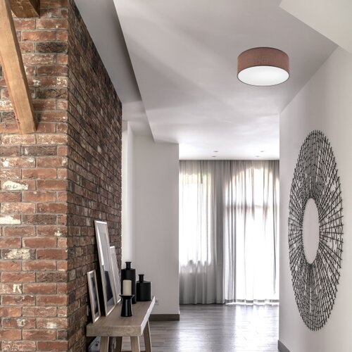 stropna svetiljka sirja double 2xE27/15W/230V, prečnik 35 cm, braon Slike