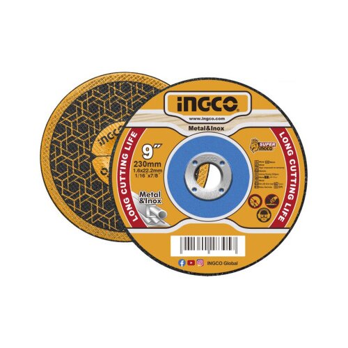 INGCO TOOLS Ploča rezna abrazivna za inox i metal 230x1.6x22.2mm MCD162301 Cijene