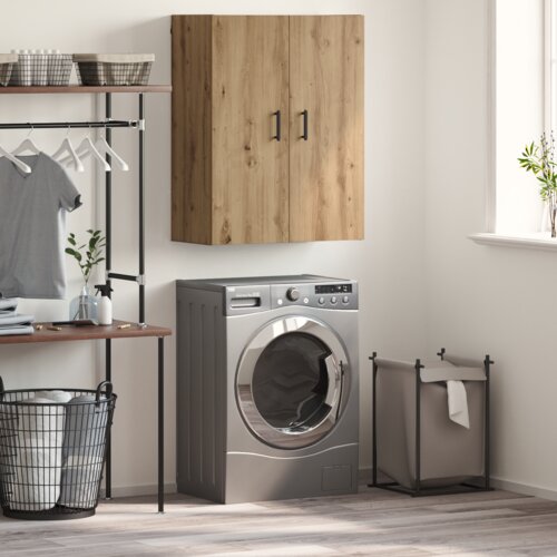 VidaXL Stenska omara artisan hrast 69,5 x 34 x 90 cm Konstruiran les Slike