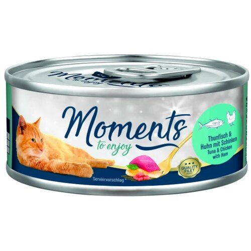 Moments Cat Adult tuna, slanina i piletina 70 g konzerva Cijene