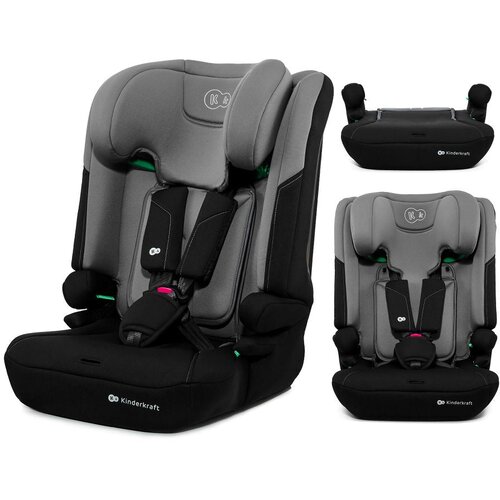 Kinderkraft avtosedež I-COMFY i-Size 9-36 kg (76-150 cm) brez Isofixa, siv Cene