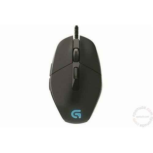 Logitech G302 Daedalus Prime MOBA Gaming USB crni miš Slike