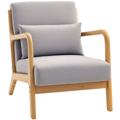 HOMCOM naslonjač poliester 61&Scaron; x 78G x 76V cm Siva, (5000242910) Cene