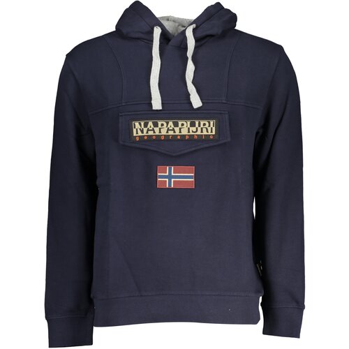 Napapijri MEN&amp;amp;#39;S BLUE ZIPLESS SWEATSHIRT Slike