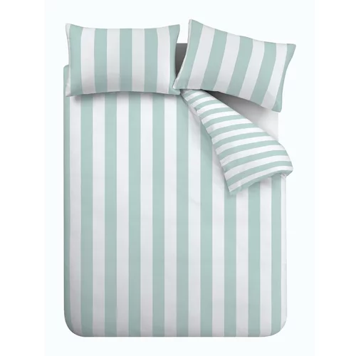 Catherine Lansfield Bijela/plava posteljina za bračni krevet 200x200 cm Cove –