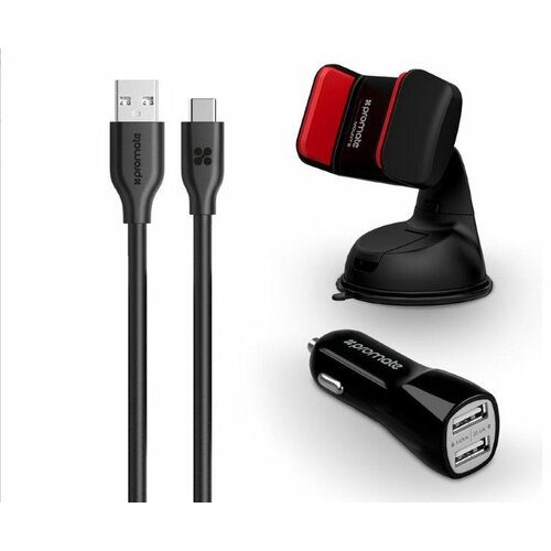 Promate CarKit-HM Ultra-Fast punjač za automobil Micro USB Slike