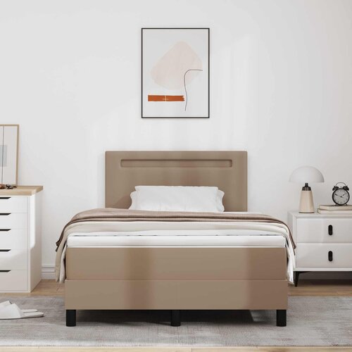  Krevet s opruga kutije s madracem Boja cappuccina 120 x 190 cm Cijene