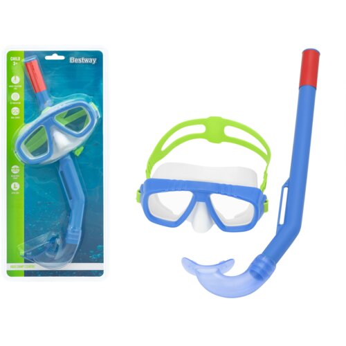  Maska za potapljanje z dihalko temno modra Bestway 24018 Slike