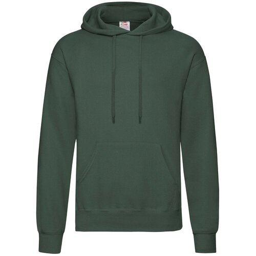 Fruit Of The Loom Green Men's Hooded Sweat Cene