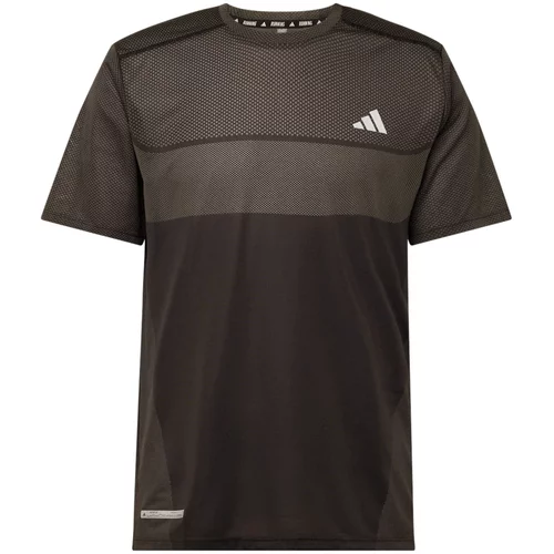 Adidas Tehnička sportska majica 'Ultimate' siva / crna / bijela