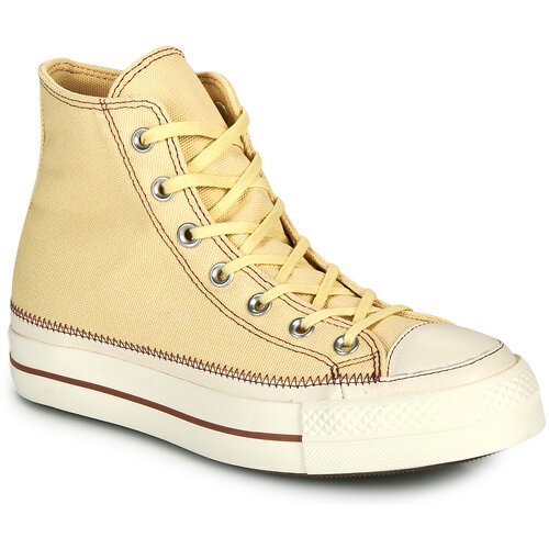 Converse CHUCK TAYLOR ALL STAR LIFT PLATFORM CONTRAST STITCHING Bež Slike