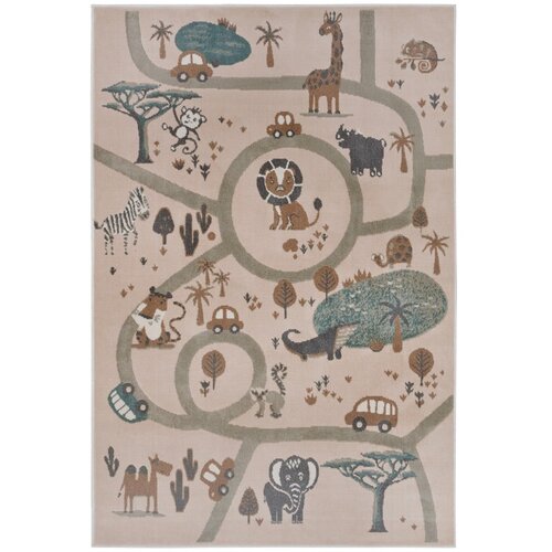 Hanse Home Bež otroška preproga 120x170 cm Animal Park – Cene
