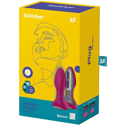 Satisfyer vibrirajući analni čep Rotator 2, fuksija Cijene