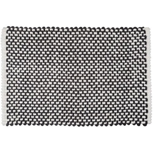 Wenko Črno-bela tekstilna kopalni&amp;scaron;ka preproga 50x80 cm Covelo &amp;ndash; Slike