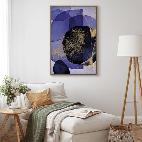  Slika - Purple Kaleidoscope (1 Part) Vertical 40x60 Slike