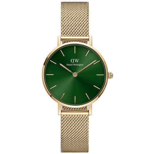 Daniel Wellington Sat Petite Emerald 28 za žene, boja: zlatna Slike