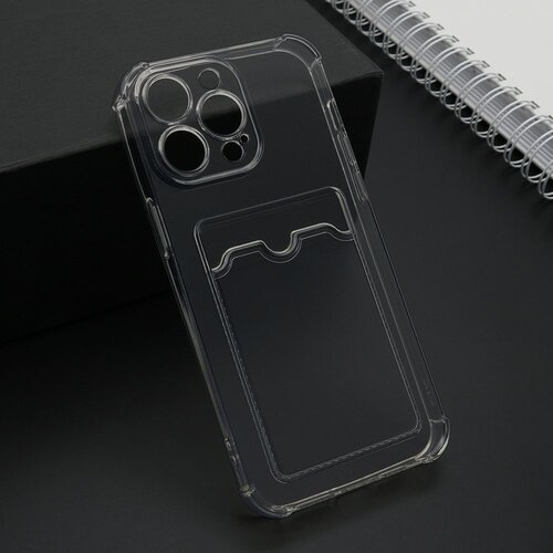 Maska card pocket za iphone 15 pro max/ siva Slike
