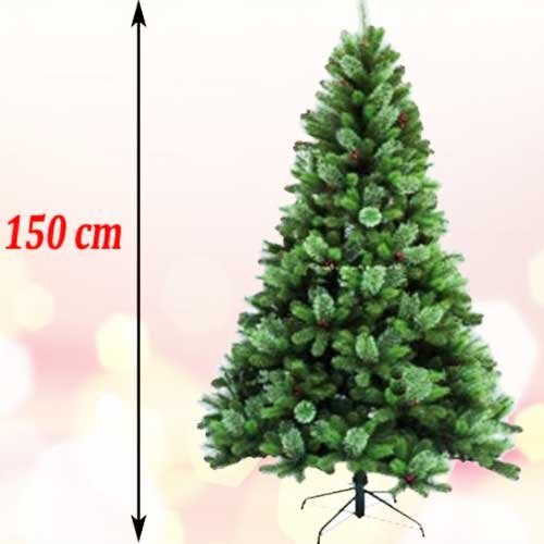 Olimp Sport Gusta novogodišnja jelka sa crvenim bobicama Cashmere 150 cm Cene