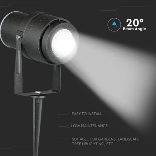  LED Spoljna svetiljka LED/12W/100-240V IP65 4000K crna Slike