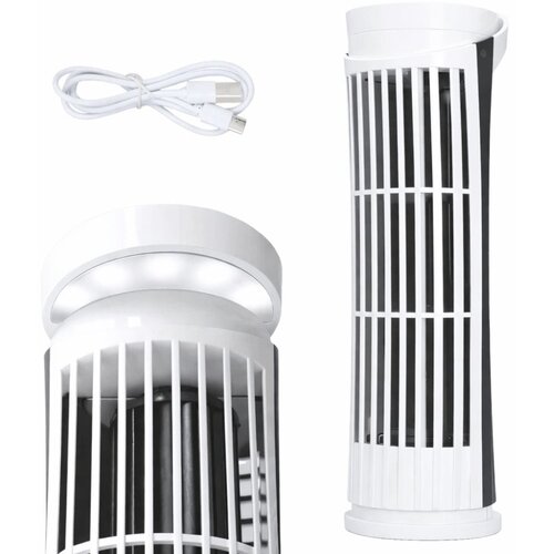  Toranj stolni ventilator usb 26cm led lampa Cene