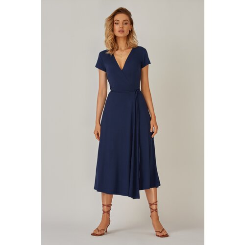 Kolorli Woman's Dress Flora Long Navy Blue Cene
