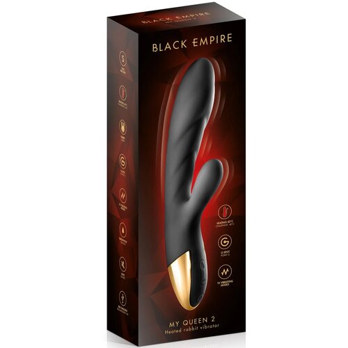  Multifunkcionalni sa grejanjem vibrator | Black Empire Queen 2 Cene