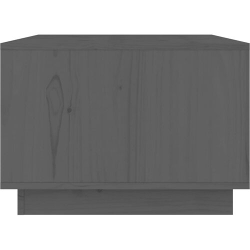  Stolić za kavu sivi 80 x 50 x 35 cm od masivne borovine Slike