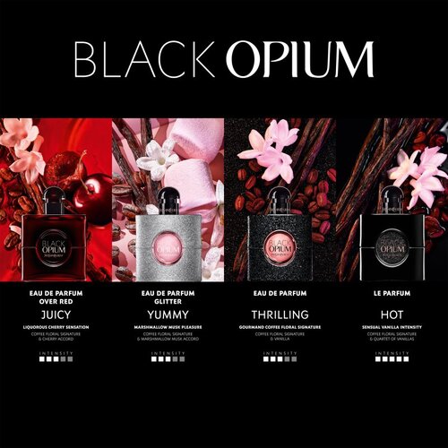 Yves Saint Laurent Black Opium Glitter parfumska voda za ženske 30 ml Slike