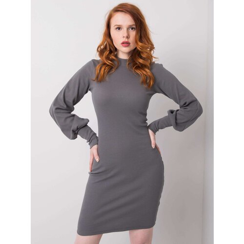 RUE PARIS Dress-RV-SK-5960.07-dark gray Cene