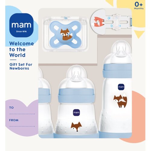 Mam Welcome to the World 0m+ darilni set za dojenčke Blue 1 kos Cene