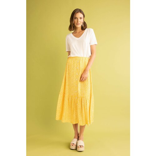 Defacto Traditional A Cut Midi Skirt Slike