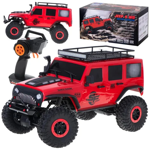 Aga RC avto 104311 Rock Crawler 1:10 rdeče, (21509697)