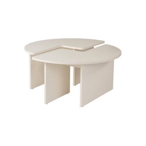 Hanah home sto za dnevnu sobu moira wood white Slike