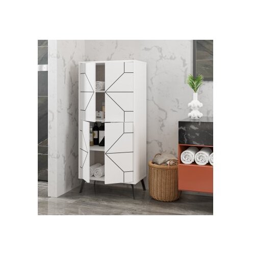 Hanah home komoda Dune 62,6x136x35,6cm bijela Slike