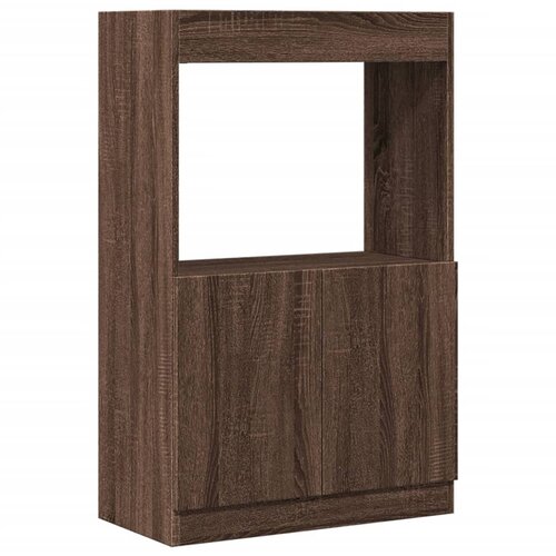 Maison Chic Visoka omara - Komoda - Predalnik rjavi hrast 63x33x100 cm inženirski les, (21719472) Slike