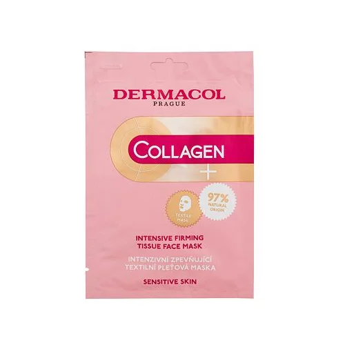 Dermacol Collagen+ Intensive Firming intenzivna učvrstitvena maska za obraz v robčku 1 kos za ženske