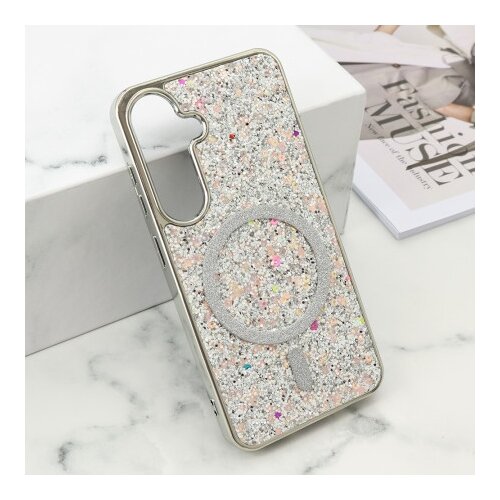  Futrole glam glow magsafe za samsung s921b/s931b galaxy s24 5g/s25 5g srebrna ( F121235 ) Cene