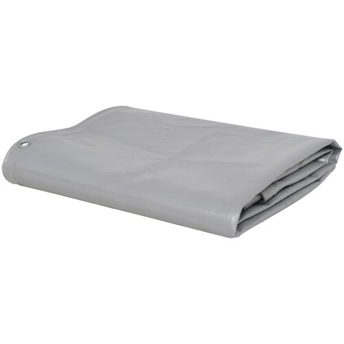 VidaXL Ponjava 650 g/m&amp;sup2; 1,5x6 m siva Slike