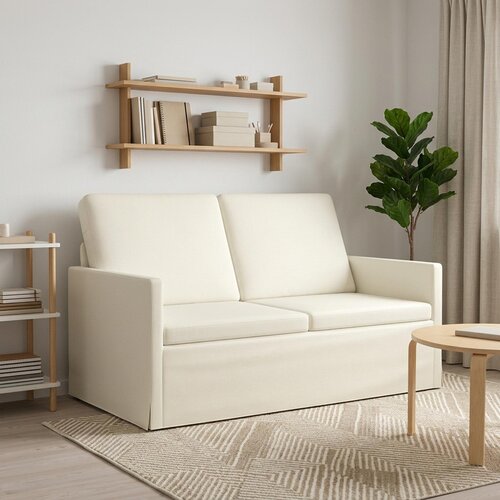  Kauč za dvoje Krem 130 x 81 x 82 cm Kordura tekstil Cene