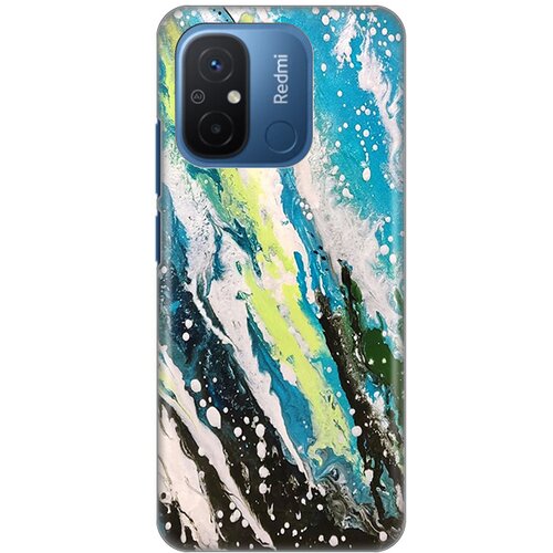 silikonska maska za Xiaomi Redmi 12C Abstract Print Skin šarena Slike