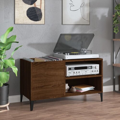 vidaXL Ormarić za ploče boja hrasta 84 5x38x48 cm konstruirano drvo Cijene
