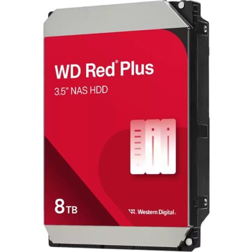 HDD WD 8TB WD80EFPX Red Plus 5640RPM 256MB Cene