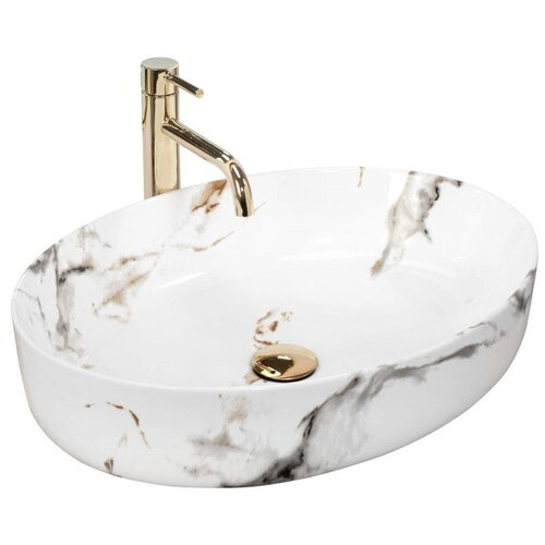 REA Bath Nadgradni umivaonik REA Queen Carrara Shiny Cijene