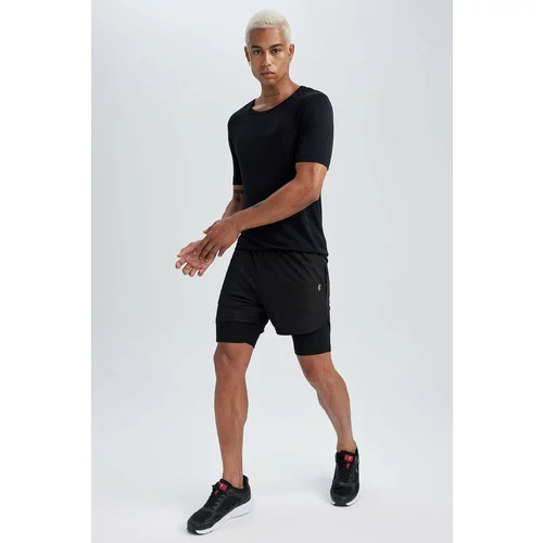 Defacto Fit Slim Fit Premium Sports Shorts With Legginng
